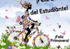  Llegó la primavera y Feliz día a los estudiante. 