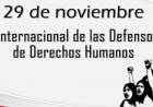 Día Internacional de las Defensoras de Derechos Humanos