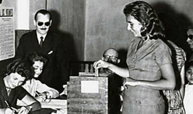  Hoy se cumplen 74 años de la ley de sufragio femenino en Argentina