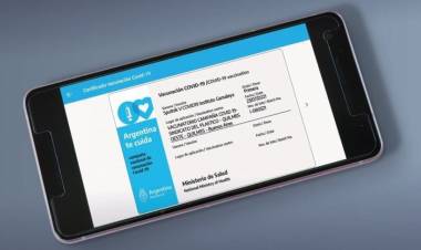 Pase sanitario que implementa el Gobierno a partir de enero.