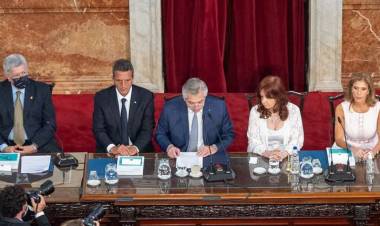 Algunos datos del  discurso del presidente Alberto Fernández ante la Asamblea Legislativa 