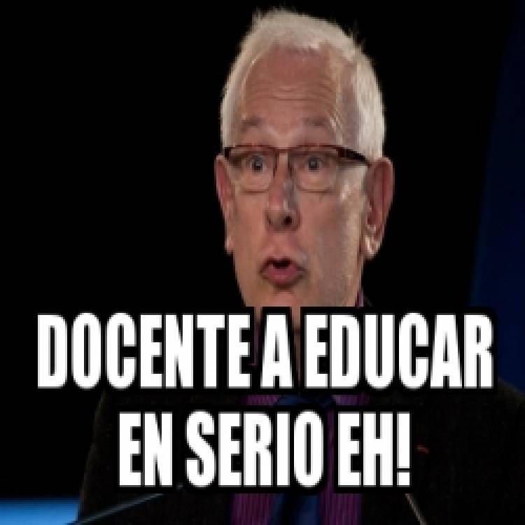 EDUCAR EN SERIO. NO EN SERIE.